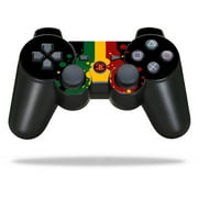 Protective Vinyl Skin Decal Skin Compatible With Sony PlayStation 3 PS3 Controller wrap sticker skins Rasta Flag