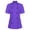 Purple, variant on Women Classic Short Sleeve Chef Shirt Cooking Chef Coat Uniform With Traditional Buttons Light Blue S