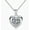 White, variant on Elegant 925 Sterling Silvery Heart Pendant Necklace with Cubic Zirconia - Perfect for Everyday & Party Wear, Chic Gift Idea