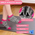 thumbnail image 5 of GENTABY 12 Pairs Girls Socks Cotton Ankle Socks For Kids 1-14 Years, 5 of 7