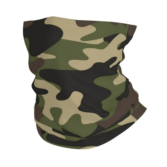 Neck Gaiter Face Mask Men Women Camo Seamless Bandana Face Cover Scarf Mask Balaclava Headband