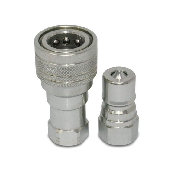 Kubota 7J417-66220 7J417-66320 Replacement Hydraulic Quick Coupler Set, 3/8” NPT