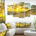 thumbnail image 1 of Plage des Caraïbes Blanche avec Palmiers - Impression sur Toile Paysage, 1 of 3