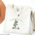 thumbnail image 3 of Funny Frog T-Shirt – “Off to Commit Tom Foolery” Graphic Tee, Cute Vintage Aesthetic Unisex Shirt, 3 of 7