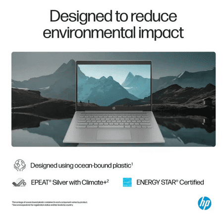 HP - 14" Chromebook - Intel Celeron - 4GB Memory - 64GB eMMC - Modern Grey