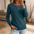 thumbnail image 2 of Tqcoqu Sweaters for Women Long Sleeve Lightweight Crewneck Soft Basic Knit Loose Fit Pullover Top 2026 Fall Trendy Outfits, 2 of 6