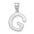 thumbnail image 1 of Diamond2Deal 14K Pendentif Initiale Lettre g en Or Blanc pour Femmes, 1 of 6