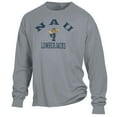 thumbnail image 2 of Men's ComfortWash Gray Northern Arizona Lumberjacks Arch Logo Garment Dyed Long Sleeve T-Shirt, 2 of 3