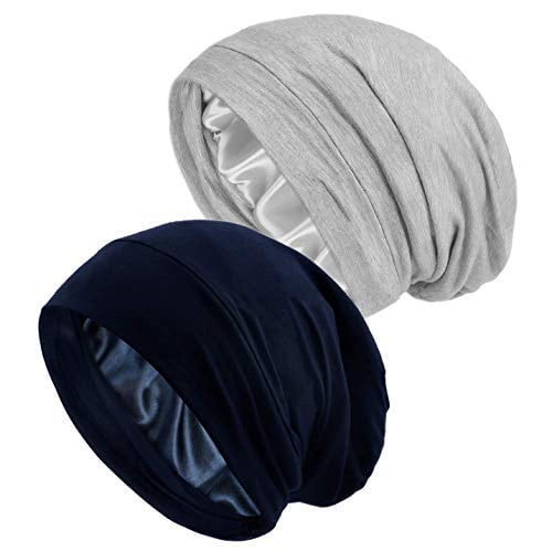 EINSKEY Slouchy Beanie for Men/Women 2-Pack Oversize Baggy Skull Cap Summer Thin Knit Hat 