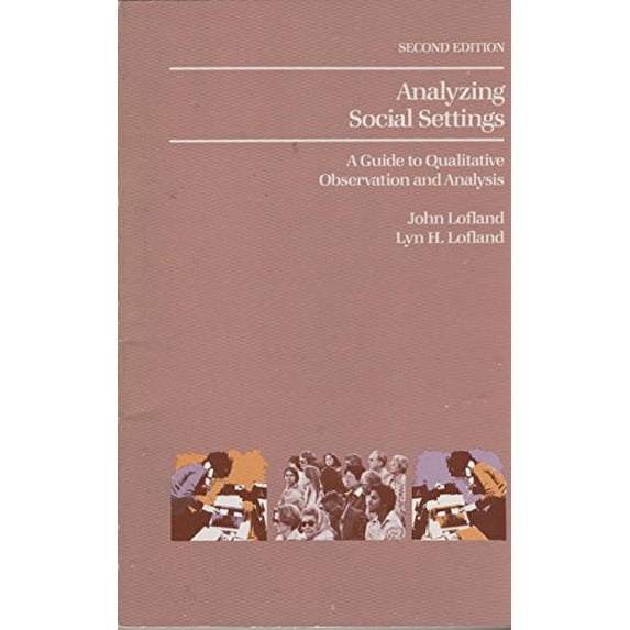 Pre-Owned Analyzing Social Settings: A Guide to Qualitative Observation and Analysis Paperback