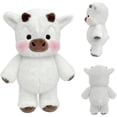 thumbnail image 7 of Adorable Highland Cow Plush Toy,  Soft Furry Cuddly Stuffed Animal for Stress Relief & Emotional Comfort, Cute Home Decor, Holiday Valentine's Day Birthday Gift, 17.7in, A, 7 of 7
