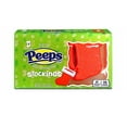 thumbnail image 4 of Peeps Marshmallow Candy Christmas Stockings, Red Sugar Coated Character Shaped Marshmallows, Holiday Stocking Stuffers for Kids, Pack of 3, 4 of 7