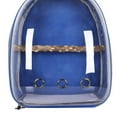thumbnail image 6 of Bird Carrier Bag Portable Parrot Pet Travel Backpack Cage with Stand Breathable Bird  Bag for Parrot Finches Hiking Lovebirds Dark blue, 6 of 6