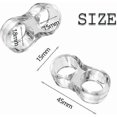 thumbnail image 2 of 2pcs door handle protectors - silicone door stopper - PVC door handle stopper - transparent non-toxic door stopper - protect wall - window stopper, 2 of 5