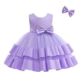 thumbnail image 1 of Vestido NSSMWTTC Princesa para Bebé Niña con Tul Morado 80cm, 1 of 4