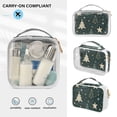 thumbnail image 5 of Christmas Trees and Stars Makeup Bags Set Travel Toiletry Bags Portable Cosmetic Bags Organizer Waterproof 2 Packs, 5 of 7