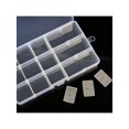 thumbnail image 3 of 1pc 15 Grids Transparent Storage Box, Detachable Sewing Plastic Fishing Tackle Box, Finishing Box, Cosmetic Jewelry Box, Storage Case For Beaded DIY A, 3 of 5