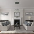 thumbnail image 5 of 31 1/4"OD x 2 1/4"P Baile Ceiling Medallion (Fits Canopies up to 6"), Hand-Painted Athenian Green Crackle, 5 of 6