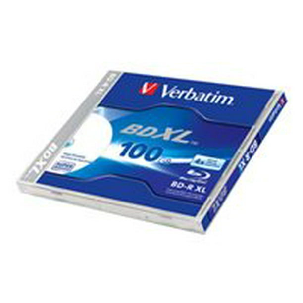Verbatim BDXL 100GB 4X White Inkjet Printable Hub Printable 1pk verbatim-bdxl-100gb-4x-white-inkjet-printable-hub-printable-1pk