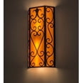 thumbnail image 5 of Meyda 115486 12 in. Mia Wall Sconce, Cajun Spice & Tea Stained Acry, 5 of 5
