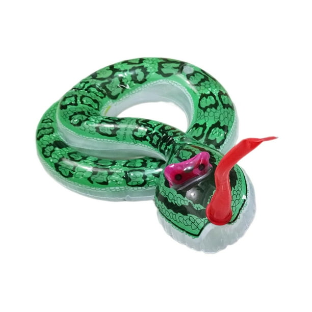 Estatuilla de animales Simulación de serpiente Horrible Modelo de serpiente inflable divertido Juguete de Decoración de mesa