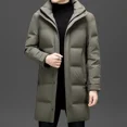 thumbnail image 5 of Chaqueta de plumón extraíble para hombre, chaqueta de plumón con relleno de plumón de pato, ropa de diseñador, chaquetas para hombre, abrigo de invierno 2024, saco informal para hombre, 5 of 5