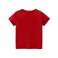 thumbnail image 4 of YOUYEDIAN Girls St Patricks Day T shirts Kids Holiday Cute Shamrock Clover Print Crewneck Tee Teen Festival Vintage Short Sleeve Tops (Red, 13-14 Years), 4 of 5