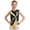 Black, variant on Kids Girls Gymnastics Leotard Rhinestones Sleeveless Bodysuit Ballet Figure Skating Jumpsuit Red 4