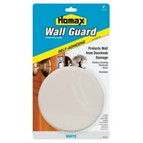 Homax Wall Guard Wall Patch,  Hardware Bumper, White, 5 inches Diameter