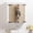 Grain Barn Doors, variant on Bathroom Cabinet Wall Mounted, Small Bathroom Wall Cabinet Over Toilet, Medicine Cabinet Organizer with Doors and Adjustable Shelf