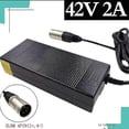 thumbnail image 1 of 42v 2a Charger 4-pin Xlrm Connector for Scooter Wheel For Electric Bike, 1 of 5