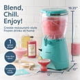 thumbnail image 2 of Nostalgia 128 oz. Portable Margarita Maker and Slushie Machine with Easy-Flow Spout, Aqua, 2 of 6