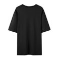 thumbnail image 5 of Mujer Verano Tallas grandes Casual Suelto Sólido Manga corta Tops Mujer Blusa Fridja  ghk2734, 5 of 5