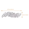thumbnail image 4 of Miangastore Vintage Rhinestone Hair Comb Silver Crystal Glass 1Set 8.7X2In, 4 of 8