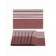 thumbnail image 1 of Mantel Xtellar Individual Lavable Antideslizante 8 Piezas Color Rojo Raya, 1 of 4