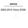 thumbnail image 2 of Transit Auto Rear Coated Disc Brake Rotors and Semi-Metallic Pads Kit for Car 2003-2014 Volvo XC90 KGS-101338, 2 of 11