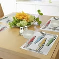 thumbnail image 4 of Ambesonne Colorful Place Mats Set of 4, Roadsters Old Vintage, Standard Size, Multicolor, 4 of 6