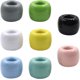 thumbnail image 1 of Dasunny - Juego de 8 soportes para cepillos de dientes, mini soportes de cerámica multicolor para cepillos de dientes de baño, 1,66" de alto x 1,2" de profundidad, 1 of 5