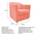 thumbnail image 4 of Set de puff y sillón Tilla B - Coral WEIK Tilla, 4 of 5
