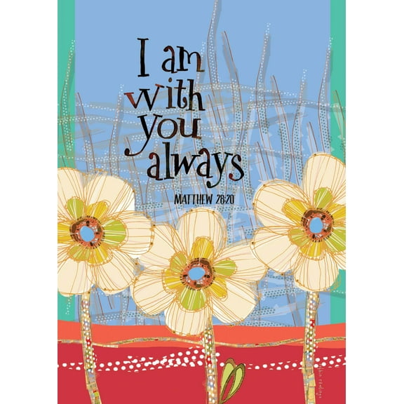 Shared Blessings With You Always 1 Count Praying for You Card, Bible Verse Matthew Scripture Religious Get Well Encouragement, Envelope Included