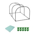 thumbnail image 2 of Cateissary Invernadero resistente verde de estructura metálica para jardín con marco duradero, kit completo, pequeño invernadero Jardín y Patio, 2 of 6