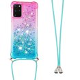 thumbnail image 3 of Funda para Samsung Galaxy S20 Plus 5G Brillantina Líquida Divertida Reluciente y con Cristales en Movimiento Cuerpo Cruzado con Cordón Ajustable, 3 of 5
