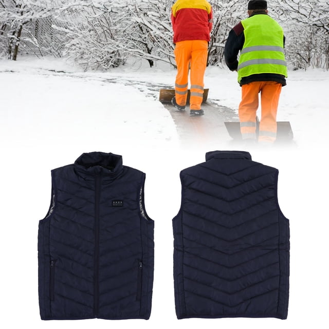 17 Area Electric Heating Vest Intelligent Constant Temperature With USB Charging 4 Switch 3 Gear Smart Heated Vest For Men And Women