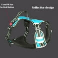 thumbnail image 6 of Large Dog Harness Breathable Adjustable Matching Reflective Leash Vest, 6 of 12