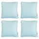 thumbnail image 1 of Cojin Decorativo Cuadrado grande Set de 4 Tred Turquesa, 1 of 4