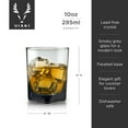 thumbnail image 4 of Viski Smoke Double Old Fashioned Glasses, Party Gifts for Men 10oz Set of 2, 4 of 8