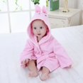 thumbnail image 1 of Bata de algodón para bebé, Toalla de baño, sudaderas con capucha de dibujos animados, ropa de dormir infantil, manta de baño, albornoz suave, pijamas para niños, 1 of 4