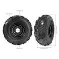 thumbnail image 2 of 145/70-6 Tubeless Wheel Tire with 6'' Rim 3 Bolt Pattern for 50cc 70cc 90cc 110cc 125cc ATV Go Kart UTV Quad Bike 4 Wheelers (1), 2 of 6