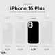 thumbnail image 2 of Funda para teléfono Case-Mate iPhone 16 Plus, resistente a los golpes, transparente, 2 of 9