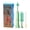 Green, variant on 360° Rotating Rechargeable Electric Bottle Cleaning Brush Set, Silicone Automatic Bottle Washer with 2 Replaceable Brush Heads, One-Touch Cleaner for Bottles Cups Glasses Kitchen Utensils